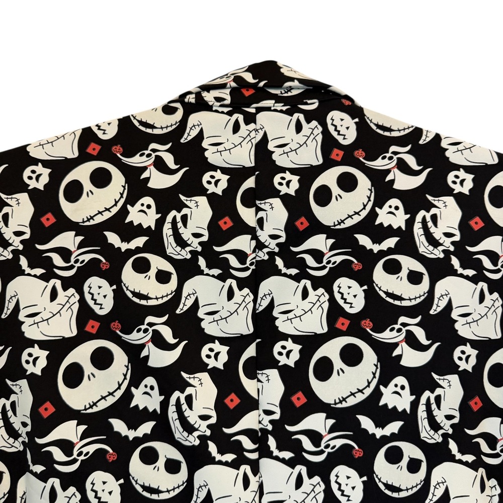 Disney Nightmare Before Christmas Skellington Glow in Dark Jacket Blazer L/XL - Picture 8 of 15